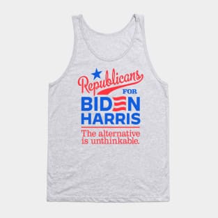 Republicans For Biden, the alternative is unthinkable Tank Top